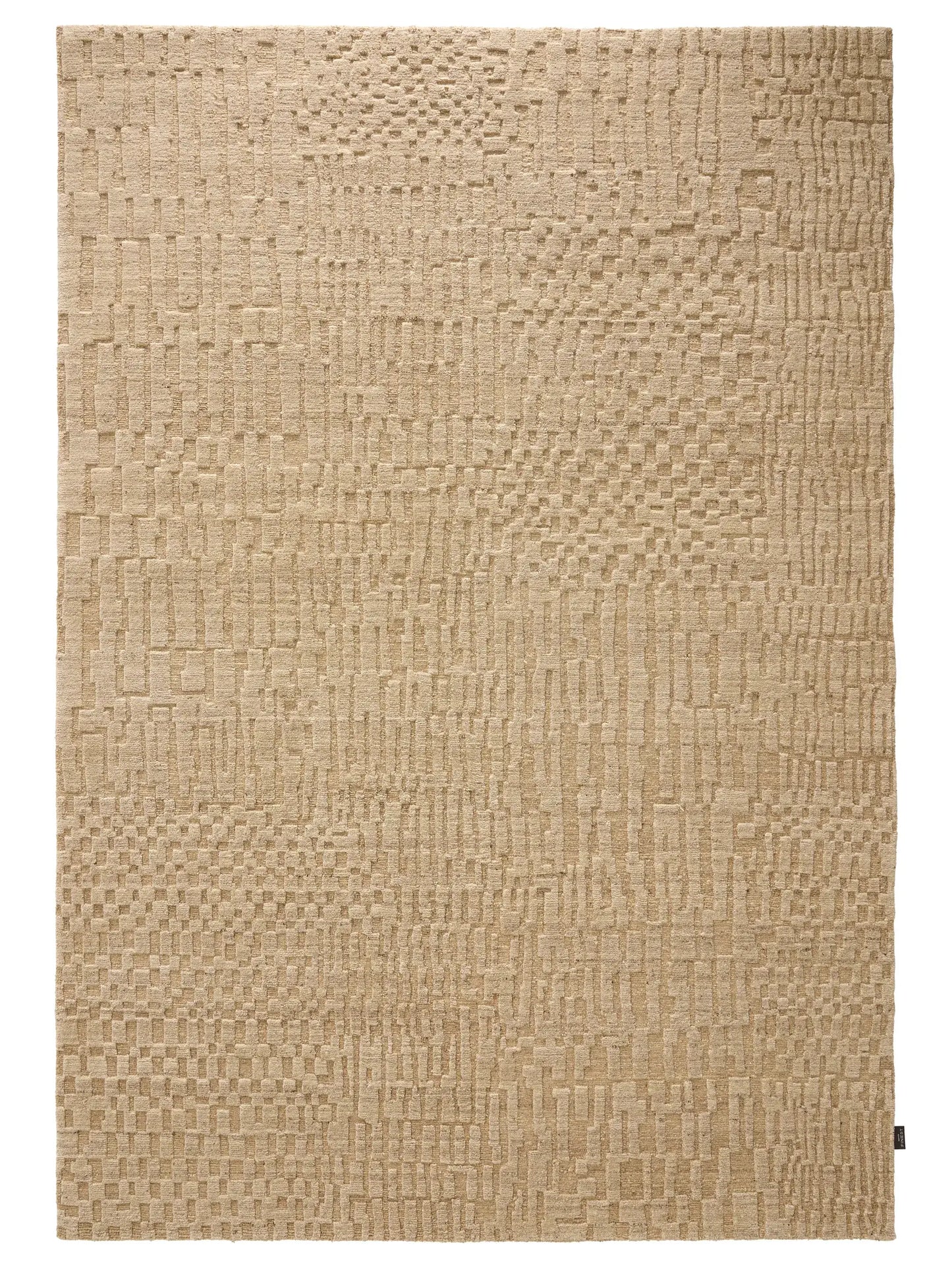 Luxury Pure Wool Rug - Beige