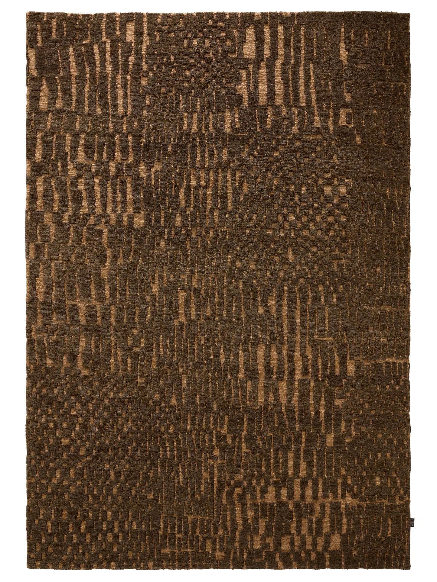 Luxury Pure Wool Rug – Brown