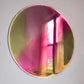 Lolli Wall Art Resin Yellow Pink Mirrored Glass