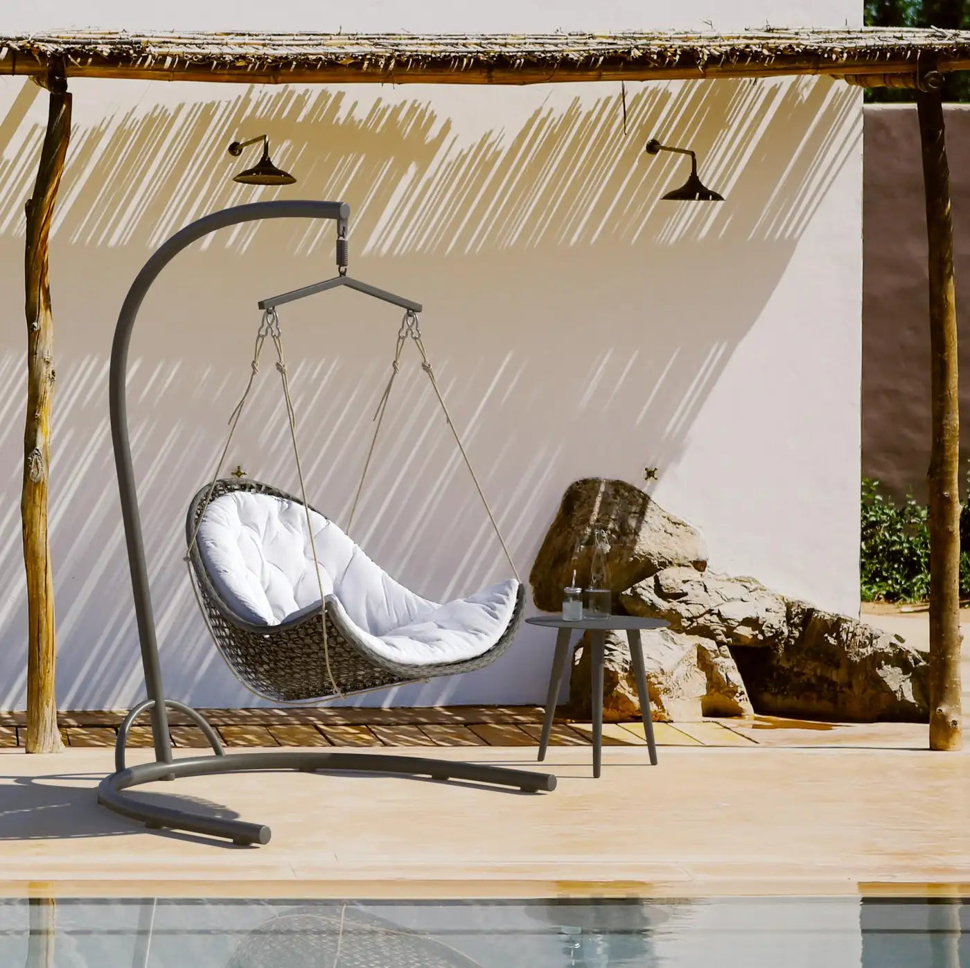 Outdoor Hanging Wicker Chair