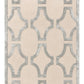 Refined Cream-Grey Wool & Lyocell Statement Rug