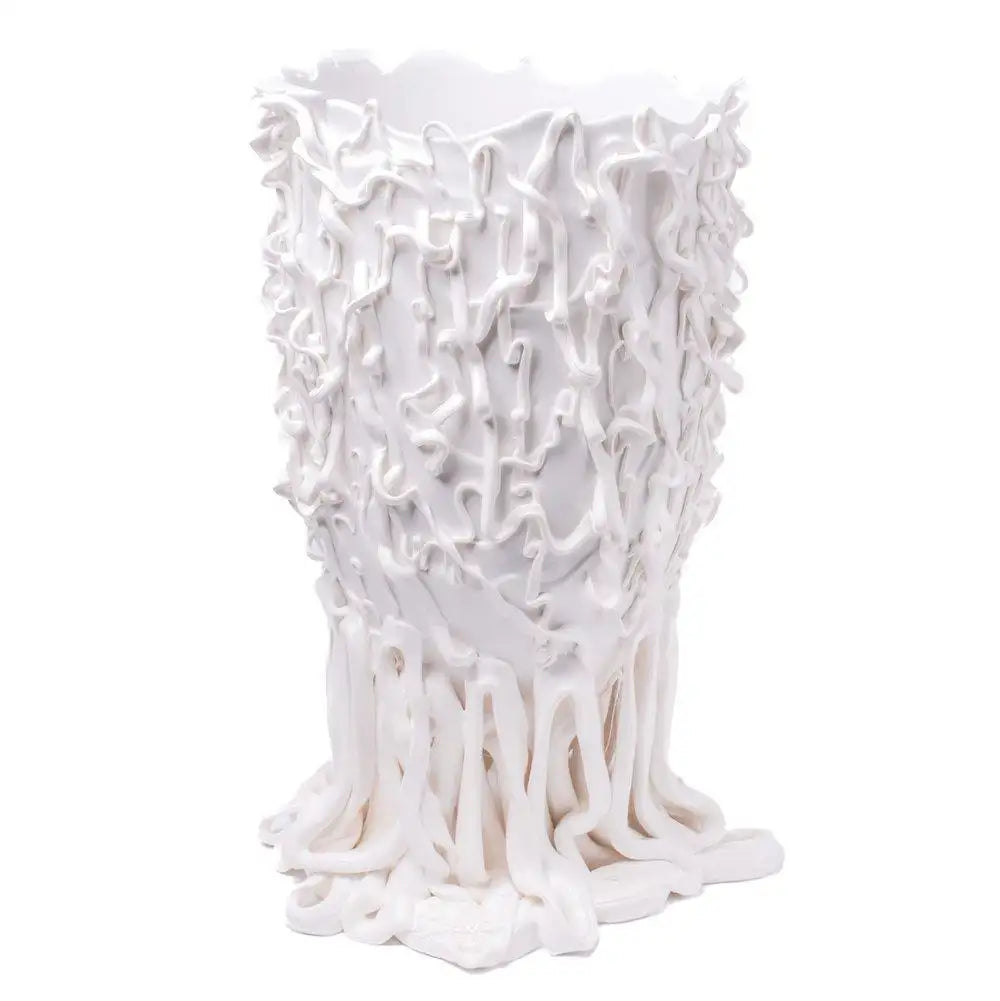 Contemporary Fish Design Gaetano Pesce Medusa XL Vase Soft Resin White