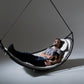 Melon Hanging Swing Chair – Modern White Indoor/Outdoor Daybed, 2022