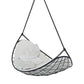 Melon Hanging Swing Chair – Modern White Indoor/Outdoor Daybed, 2022