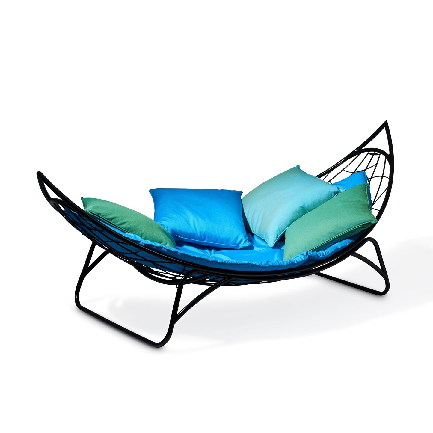 Melon Hanging Swing Chair – Modern White Indoor/Outdoor Daybed, 2022