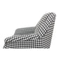 Mid-Century Modern Houndstooth Armchair