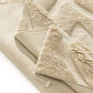 Elegant Cream Wool Hand-Knotted Rug