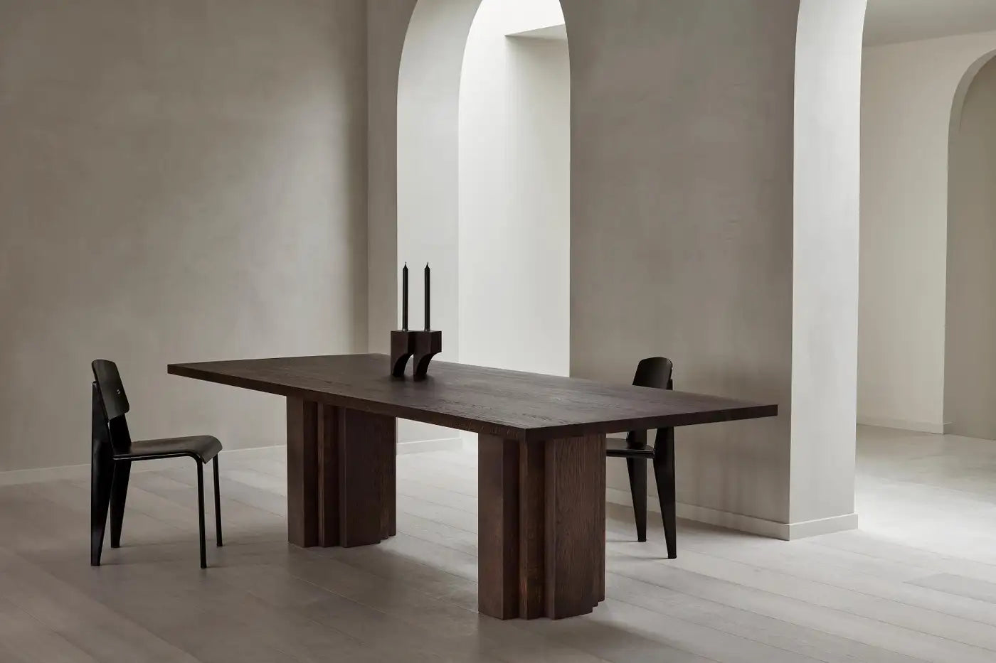 Sculptural Solid Walnut Candle Holder - Acer R:2