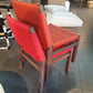 10 Stackable Outdoor Dining Chairs, Wood / Rope