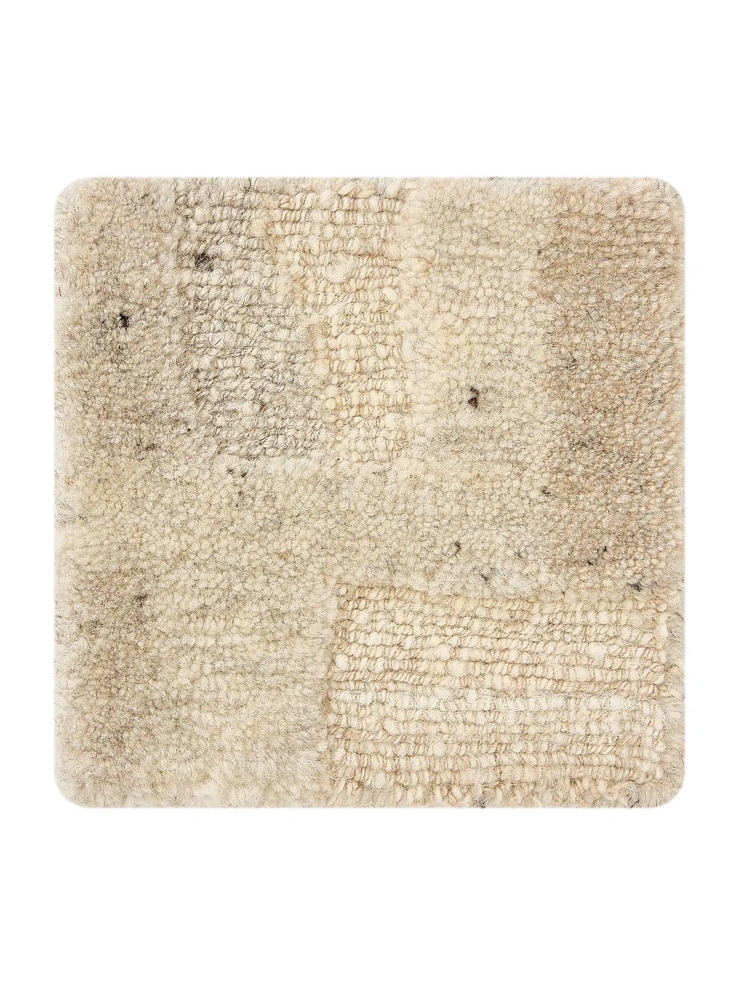 Lisa Cream & Beige Wool Rug