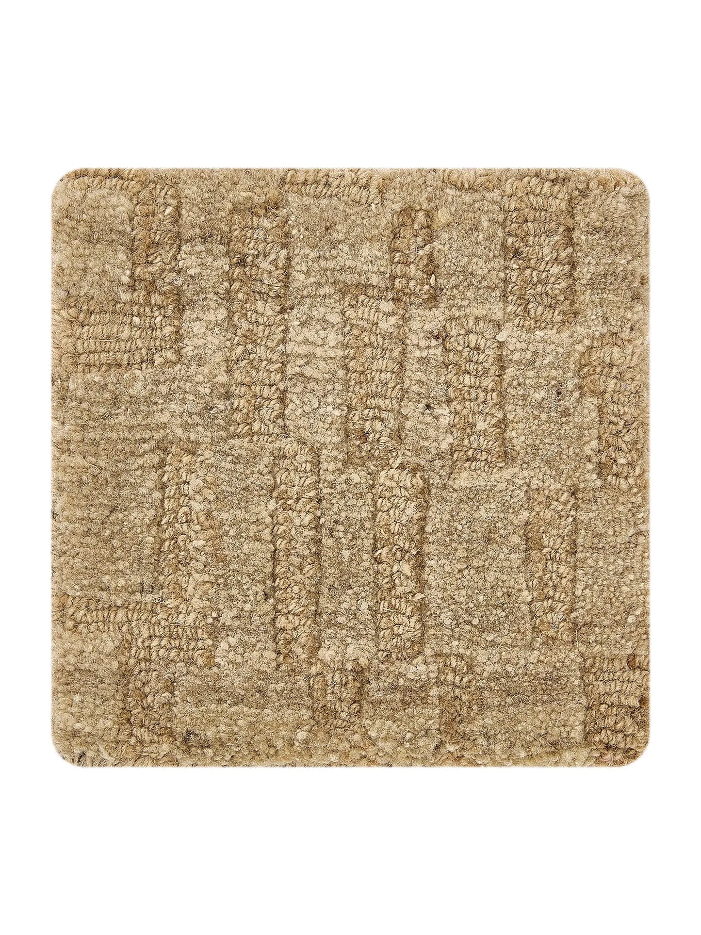 Luxury Pure Wool Rug - Beige