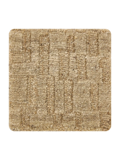 Luxury Pure Wool Rug - Beige