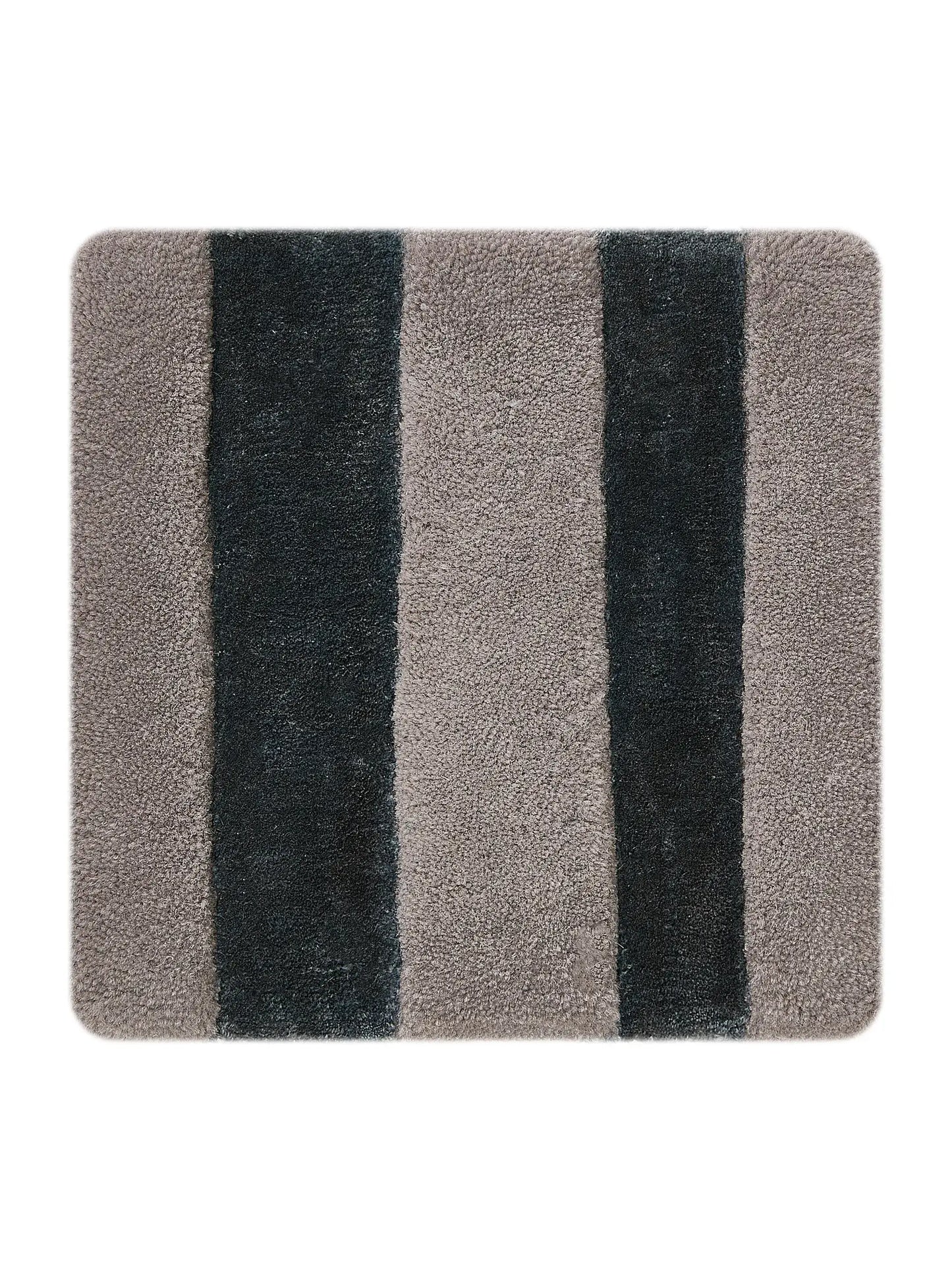 Parker Grey Wool & Lyocell Rug