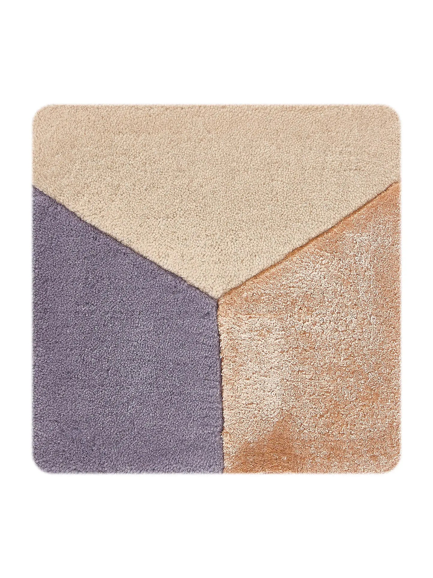 Paul Orange Wool & Lyocell Rug