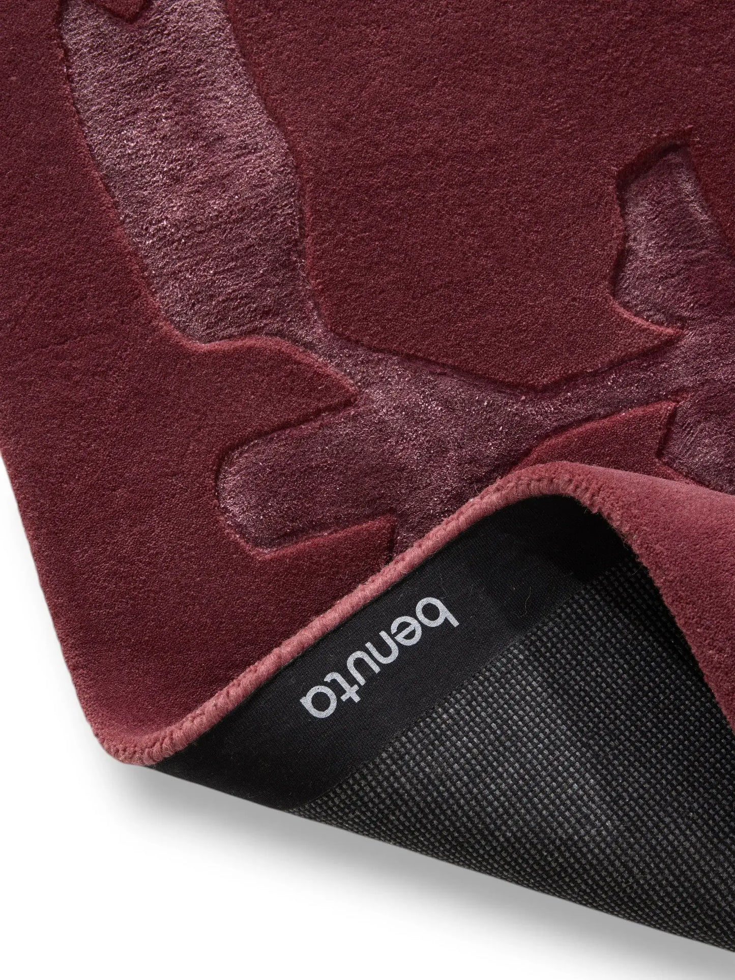 Botanical Motif Wool & Lyocell Rug