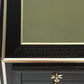 French Mid-Century Modern Jacques Adnet Inspired Mahogany & Leather Desk