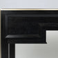 French Mid-Century Modern Jacques Adnet Inspired Mahogany & Leather Desk
