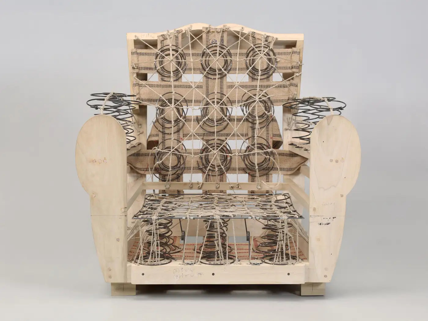 Pair of French Art Deco Moustache Leather Club Chairs in Rawhide Finish