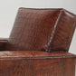 Genuine Alligator French Art Deco Club Chairs
