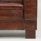 Genuine Alligator French Art Deco Club Chairs