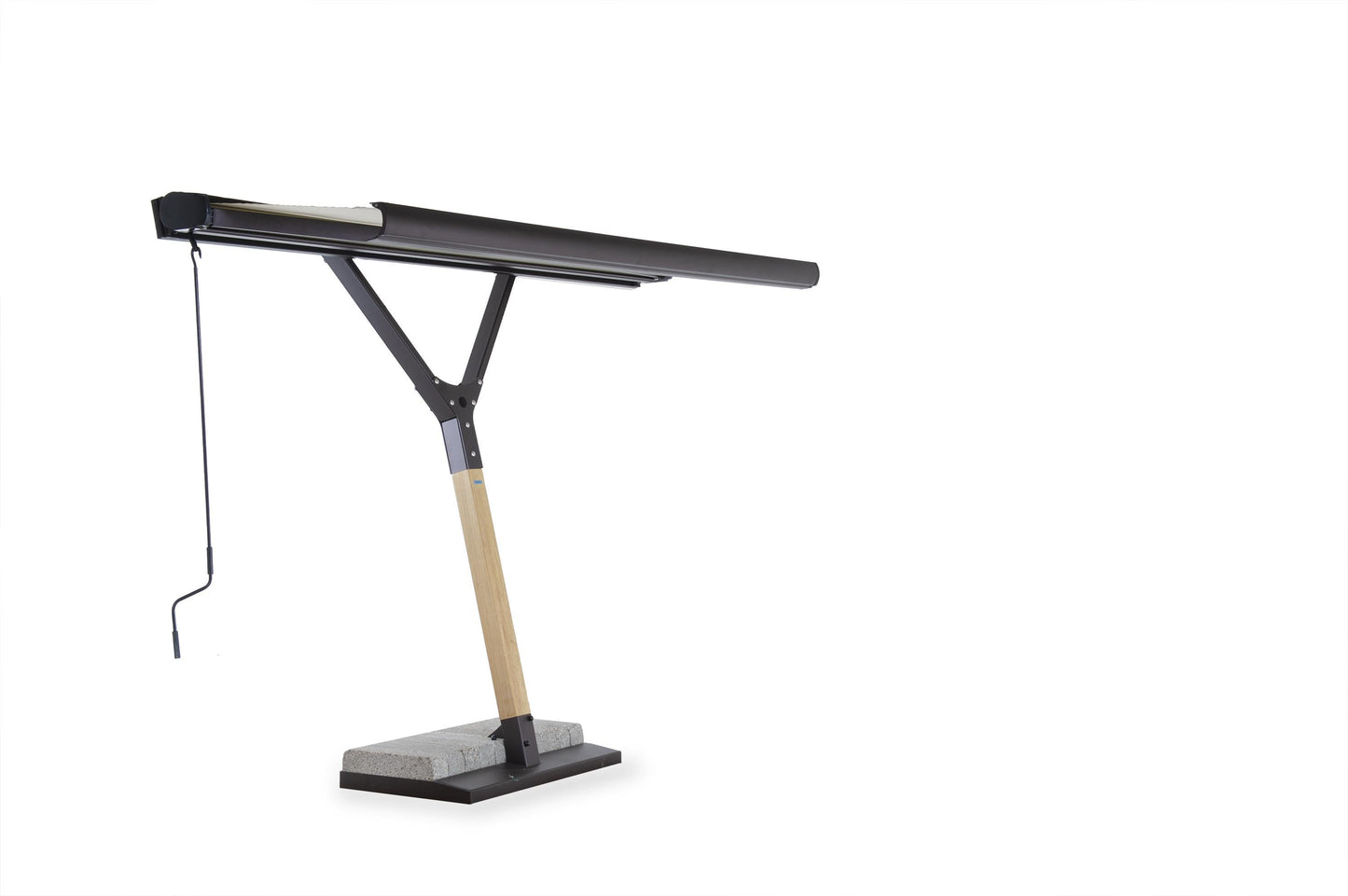 Salento Contemporary Outdoor Parasol with Lateral Support Pole