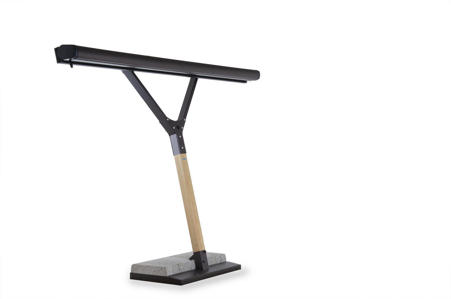 Salento Contemporary Outdoor Parasol with Lateral Support Pole