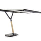Salento Contemporary Outdoor Parasol with Lateral Support Pole