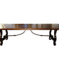 17th C Refectory Style Italian Walnut Dining Table with End Extensions to order