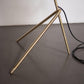 Natural Brass Contemporary-Modern Floor Lamp Handcrafted in Italy