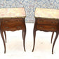 Pair French Nightstands Bedside Chests