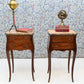 Pair French Nightstands Bedside Chests