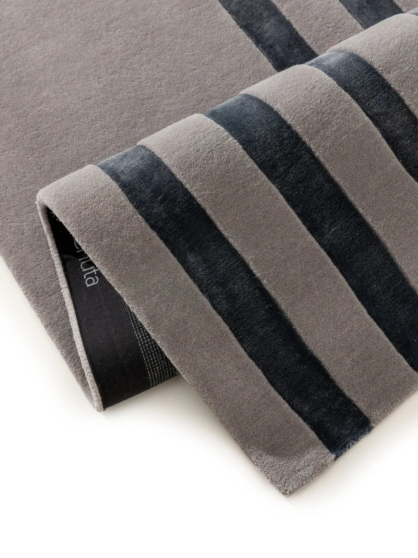 Parker Grey Wool & Lyocell Rug