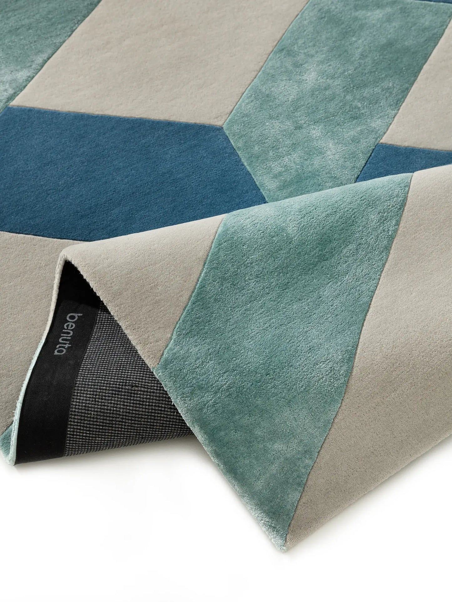 Paul Orange Wool & Lyocell Rug