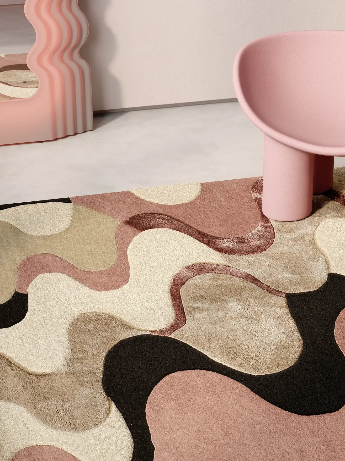 Multicolour Statement Rug