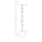 Standing Lamp-Natural Kudu Horn Double Twist