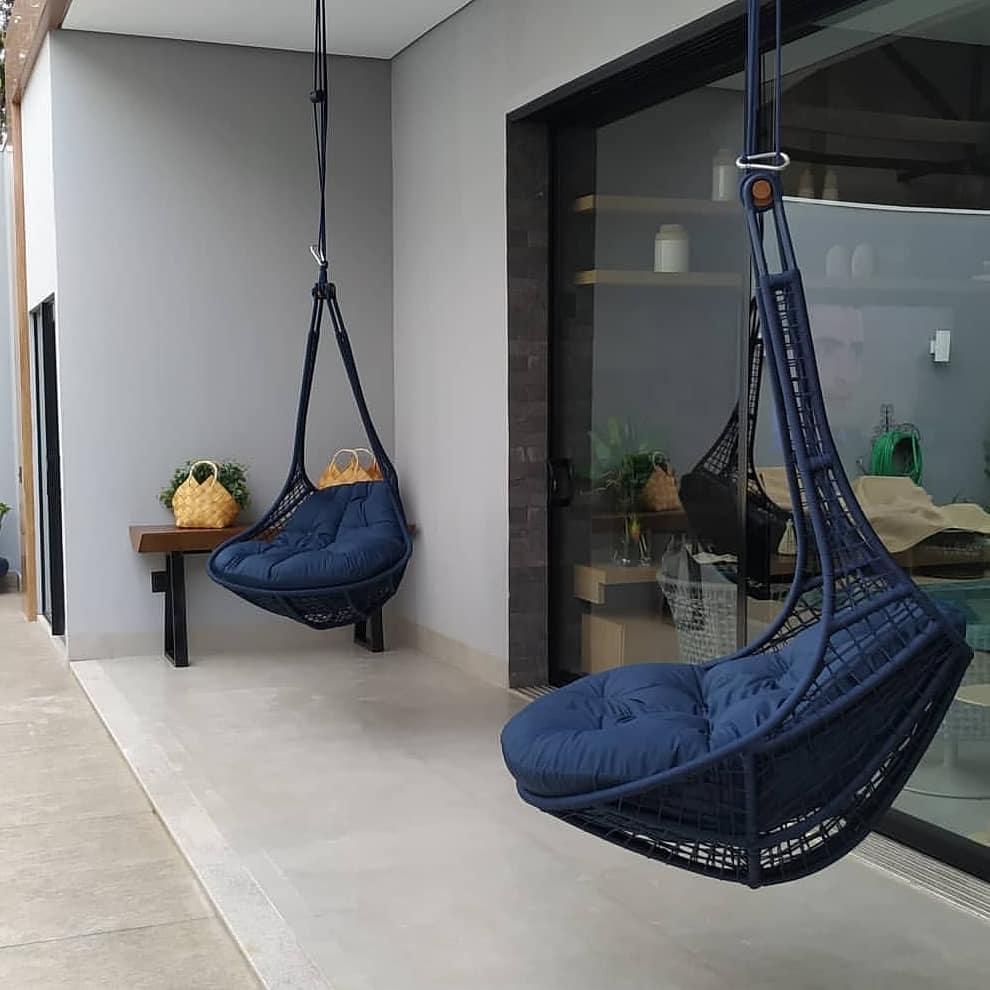 Gota Contemporary Upholstered Hanging Chair – Brazilian Design