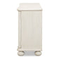 REEDED ANTIQUE WHITE CABINET