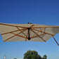 Salento Contemporary Outdoor Parasol with Lateral Support Pole