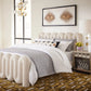 Serpentine Upholstered Queen Bed