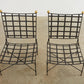 Set of Seven Salterini Garden Lounge Chairs and Ottomans