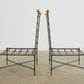 Set of Seven Salterini Garden Lounge Chairs and Ottomans
