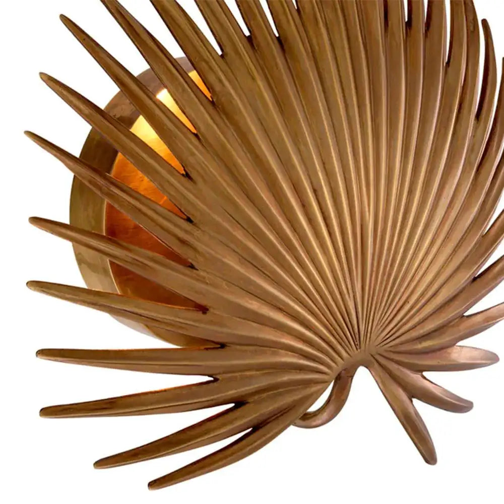 Palma Brass Wall Lamp