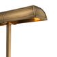 Bank Office Table Lamp in Antique Brass