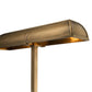 Bank Office Table Lamp in Antique Brass
