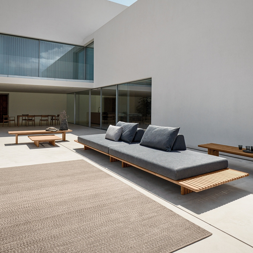 Deck Outdoor Modular Seating Unit | 261 CM | Options