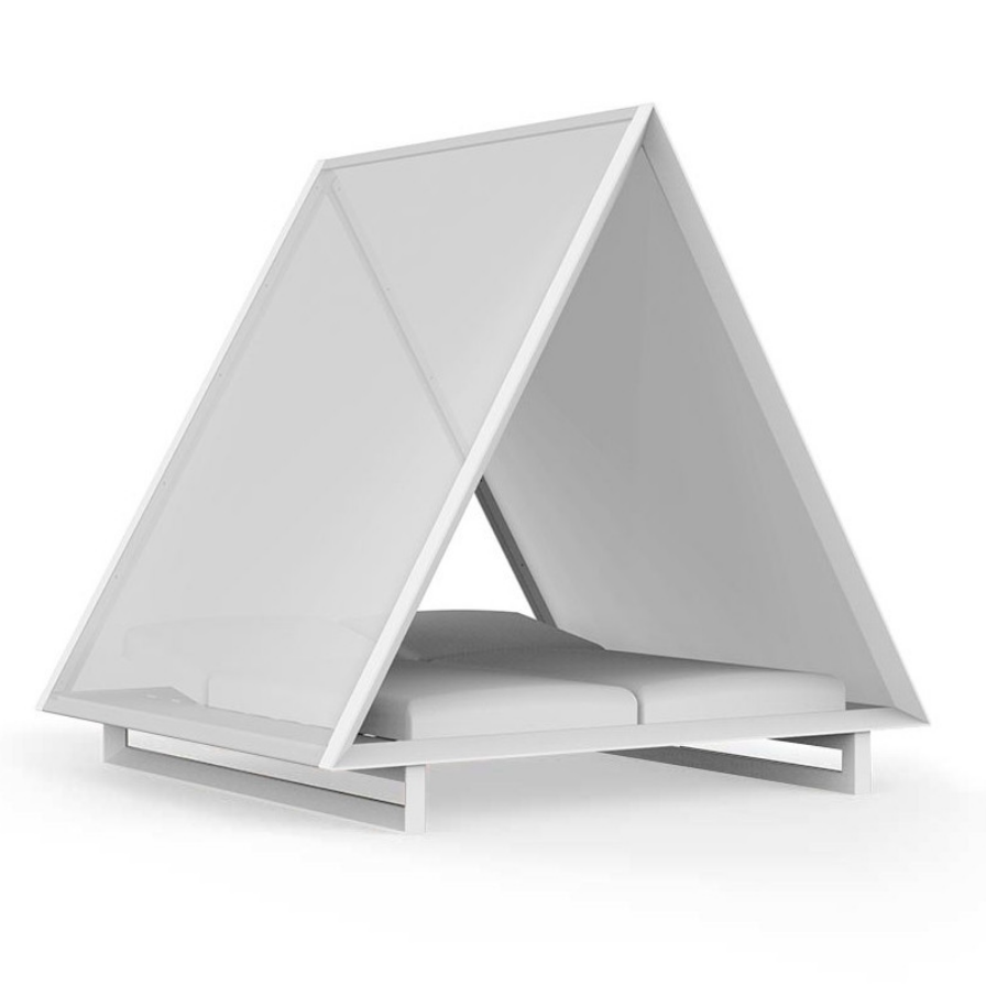 Vineyard Daybed with Fabric Roof