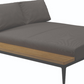 Grid Left / Right Chill Chaise Unit Teak