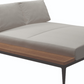 Grid Left / Right Chill Chaise Unit Teak