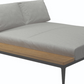 Grid Left / Right Chill Chaise Unit Teak