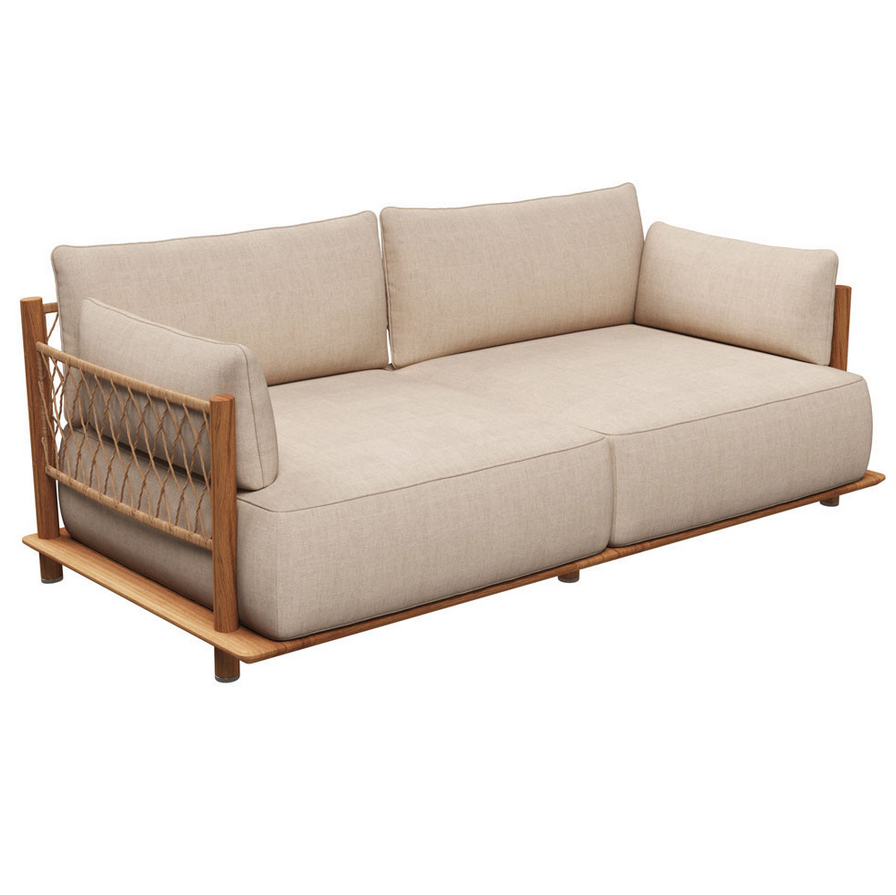 Salina Designer Outdoor Two Seater Sofa | Teak